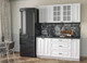Миниатюра изображения товара Кухонный гарнитур Интерлиния Мила Деко 1.7Б (белый/кастилло темный)