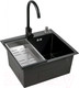 Миниатюра изображения товара Мойка кухонная Avina HM5045 PVD (графит)
