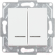 Миниатюра изображения товара Выключатель Gunsan Eqona 01409300-150104 (белый)
