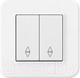 Миниатюра изображения товара Выключатель Gunsan Eqona 01409300-150109 (белый)