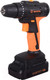 Миниатюра изображения товара Аккумуляторная дрель-шуруповерт Вихрь ДА-18Л-2КУ/Б (72/14/23)