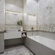 Миниатюра изображения товара Плитка Beryoza Ceramica Marble белый (300x600)