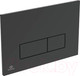 Миниатюра изображения товара Кнопка для инсталляции Ideal Standard ProSys Oleas M2 R0121A6 (черный матовый)
