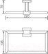 Миниатюра изображения товара Держатель для полотенца Aquanet 6180