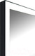 Миниатюра изображения товара Зеркало Континент Frame Black Led 60x80