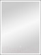 Миниатюра изображения товара Зеркало Континент Frame Black Led 60x80