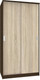 Миниатюра изображения товара Шкаф-купе Кортекс-мебель Лагуна ШК01-00 (венге/дуб сонома)