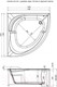 Миниатюра изображения товара Ванна акриловая Aquanet Fregate 120x120