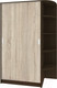 Миниатюра изображения товара Шкаф-купе Кортекс-мебель Лагуна ШК04-00 (венге/дуб сонома, правая консоль)