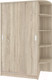 Миниатюра изображения товара Шкаф-купе Кортекс-мебель Лагуна ШК04-00 (дуб сонома, правая консоль)