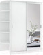 Миниатюра изображения товара Шкаф-купе Кортекс-мебель Лагуна ШК05-01 (белый, левая консоль)