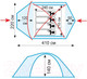 Миниатюра изображения товара Палатка Tramp Mountain 4 V2 / TRT-24g (зеленый)