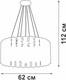 Миниатюра изображения товара Люстра Vitaluce V5305-1/8PL