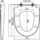 Миниатюра изображения товара Сиденье для унитаза AM.PM Awe C117852WH