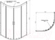 Миниатюра изображения товара Душевой уголок AM.PM Gem W90G-401-090WT