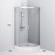 Миниатюра изображения товара Душевой уголок AM.PM Gem W90G-401-090WT