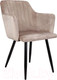 Миниатюра изображения товара Стул AksHome Brit (бежевый велюр HLR-08/черный)