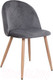 Миниатюра изображения товара Стул AksHome Honnor (серый велюр HLR-21/дуб)