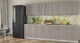 Миниатюра изображения товара Кухонный гарнитур Интерлиния Мила Деко 3.0 Б (луна/травертин серый)