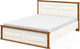 Миниатюра изображения товара Полуторная кровать Мебель-Неман МН-126-01-140 (кремовый/дуб кантри)