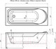 Миниатюра изображения товара Ванна акриловая Aquanet West 160x70