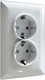 Миниатюра изображения товара Розетка КС Дабрабыт СП 16А / 74871 (белый)