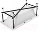 Миниатюра изображения товара Каркас Aquanet Bright 155x70