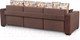 Миниатюра изображения товара Диван Мебельград Бостон 2400 Стандарт (сиена коричневый/альба светло-коричневый)