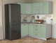 Миниатюра изображения товара Кухонный гарнитур Интерлиния Мила Деко 1.2x2.0 (мята/травертин серый)