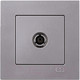 Миниатюра изображения товара Розетка Gunsan Eqona 01401500-159122 (серебристый)