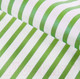 Миниатюра изображения товара Набор бумаги для оформления подарков No Brand В полоску / 3284-2 (10л, зеленый)