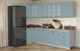 Миниатюра изображения товара Кухонный гарнитур Интерлиния Мила Деко 1.2x2.8 (океан/травертин серый)