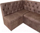 Миниатюра изображения товара Уголок кухонный мягкий Аквилон Айриш СМ левый (эмилия дарк браун)