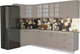 Миниатюра изображения товара Кухонный гарнитур Интерлиния Мила Деко 1.2x3.1 (луна/травертин серый)