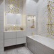 Миниатюра изображения товара Декоративная плитка Beryoza Ceramica Marble Gold (300х600)