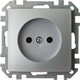 Миниатюра изображения товара Розетка Bylectrica Стиль РС16-524 (серебристый)