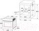 Миниатюра изображения товара Электрический духовой шкаф Akpo PEA 7008 MMD01 BL