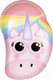 Миниатюра изображения товара Расческа-массажер Tangle Teezer The Original Mini Rainbow The Unicorn