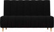 Миниатюра изображения товара Скамья кухонная мягкая Лига Диванов Ральф 241 / 104144 (микровельвет, черный)