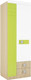 Миниатюра изображения товара Шкаф Аквилон Стиль №2 (туя светлая/лайм)
