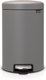 Миниатюра изображения товара Мусорное ведро Brabantia Pedal Bin NewIcon / 119149 (12л, минерально-серый)