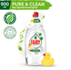 Миниатюра изображения товара Средство для мытья посуды Fairy Pure & Clean (900мл)