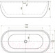 Миниатюра изображения товара Ванна акриловая Aquanet Delight 170x78
