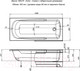 Миниатюра изображения товара Ванна акриловая Aquanet Extra 160x70