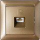 Миниатюра изображения товара Розетка Bylectrica Стиль РК18-006 (бронза)