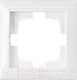 Миниатюра изображения товара Рамка для выключателей и розеток Bylectrica Стиль Юлиг 735212.206 (белый)
