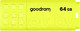 Миниатюра изображения товара USB flash накопитель Goodram UME2 64GB Yellow (UME2-0640Y0R11)