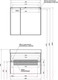 Миниатюра изображения товара Тумба под умывальник Aquanet Бруклин 85 / 203960