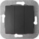 Миниатюра изображения товара Выключатель Bylectrica Уют С05 10-552 (графит)