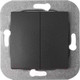 Миниатюра изображения товара Выключатель Bylectrica Уют С5 10-551 (графит)